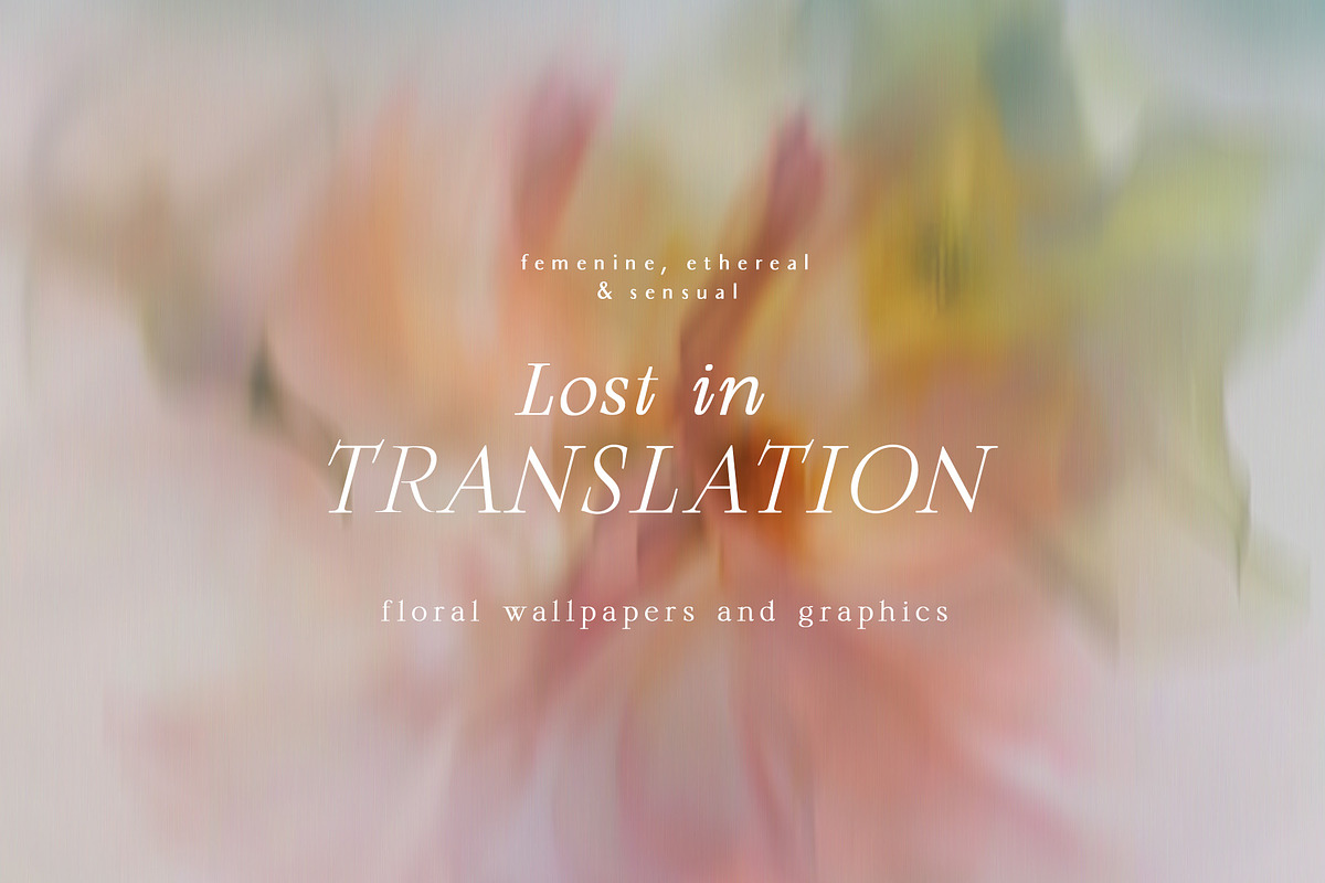 Organic Blurry Floral Backgrounds, a Background Graphic by Grace Noboa Illustrations (Photo 1 of 13)