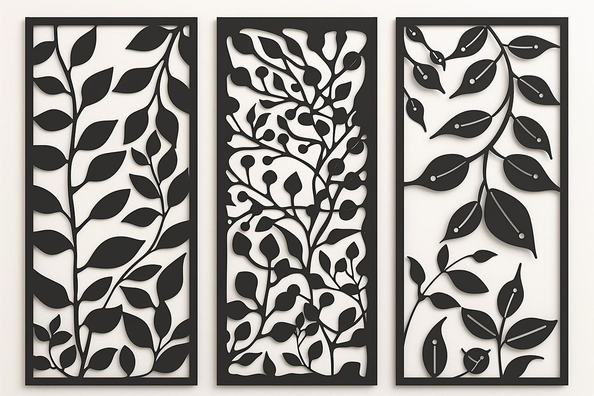 Wall panel laser cut design vector, an Illustration by Amazin_art (Photo 7 of 10)