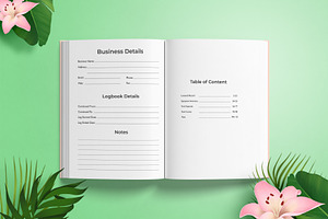 Editable Firm Log Book For KDP