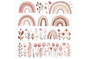 Prompt Neutral Spring Clipart, a Seasonal Illustration by Creative design (Thumbnail 5 of 7)