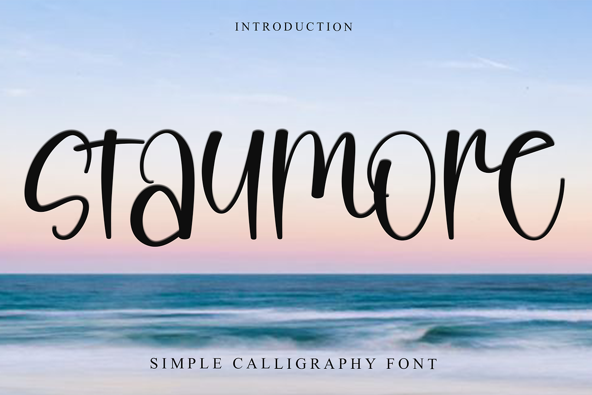 Staymore, a Handwritten Font by FreshTypeINK (Photo 1 of 7)