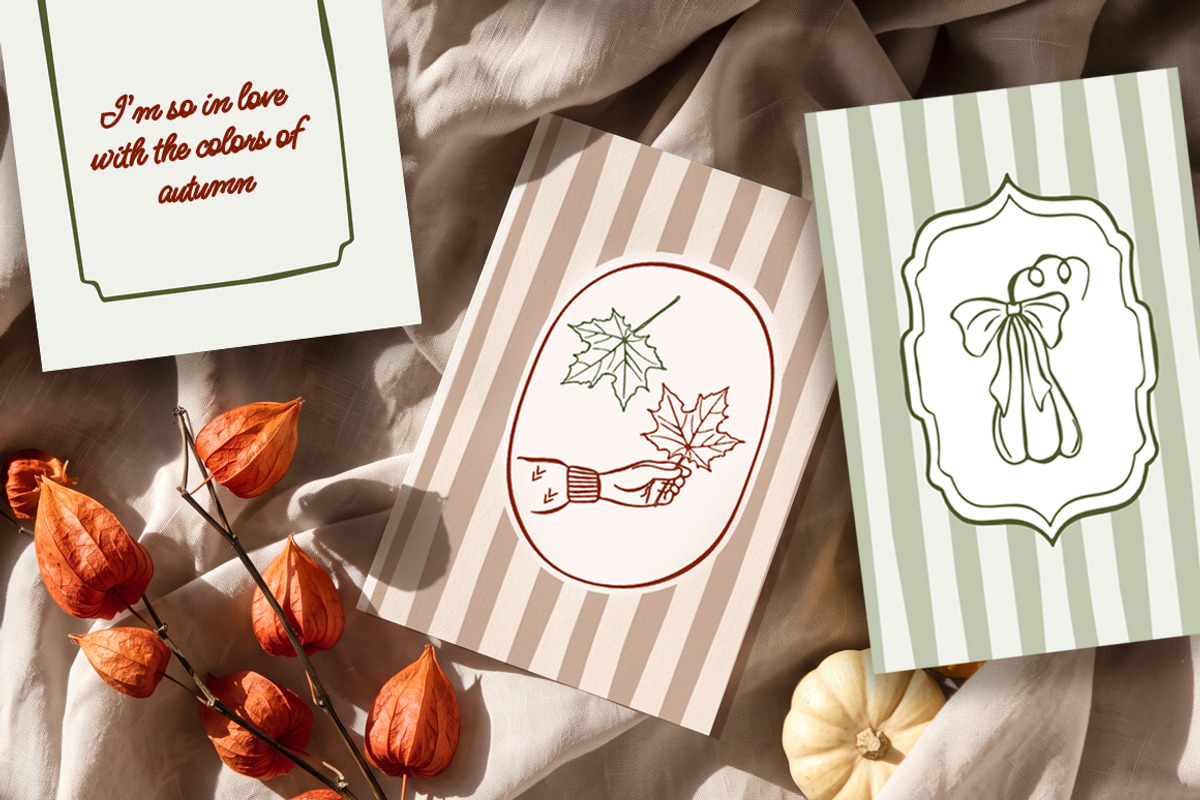 Whimsy Autumn Vector Doodle Clipart, a Seasonal Illustration by Ksenia Shmakova (Photo 2 of 18)