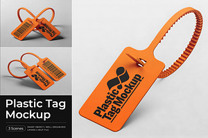 Plastic Tag Mockup, a Product Mockup by Pitchlook.Studio