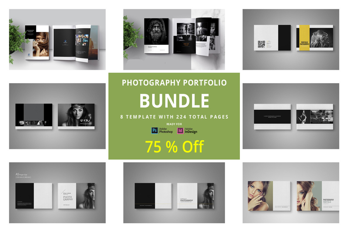 Photography Portfolio BUNDLE, a Brochure Template by adekfotografia (Photo 1 of 41)