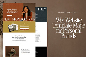 Wix Template for Personal Brand
