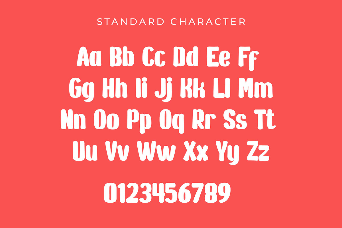 Chompie Bang Fun Retro Display Font, a Font by Gumrega Studio (Photo 3 of 7)
