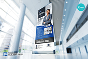 Accounting Company Services Rollup, a Flyer Template by PSDPixel (Thumbnail 3 of 4)