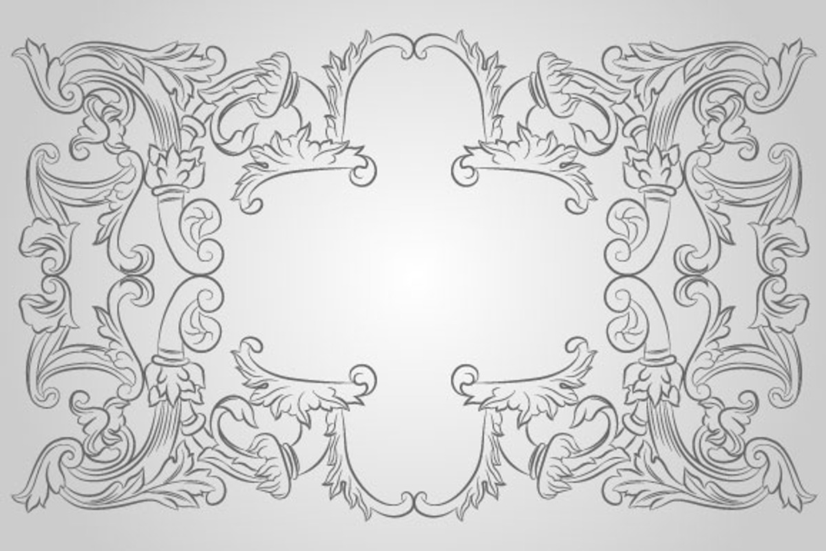 25 Renaissance Frames and Ornaments preview 3