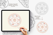 80 floral Procreate stamps, a Brush Add-On by Patishop Art (Thumbnail 3 of 7)