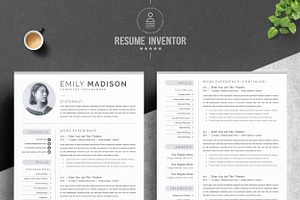 Resume Template For Word And Pages