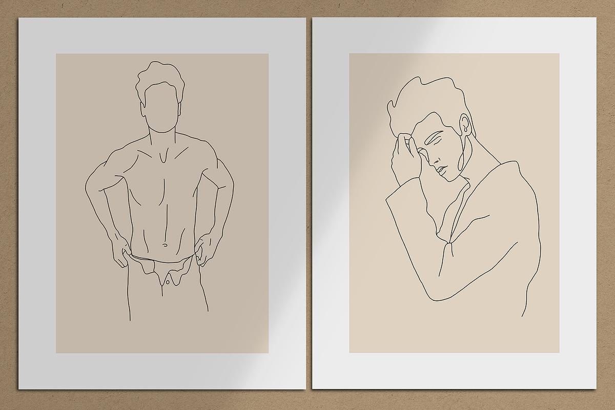 10 Boys Line Art, a Decorative Illustration by Miracles Everywhere (Photo 5 of 6)