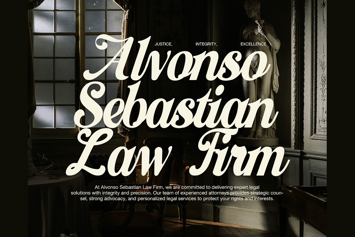 Frederica Script Font, a Script Font by Graphicxell (Photo 3 of 8)