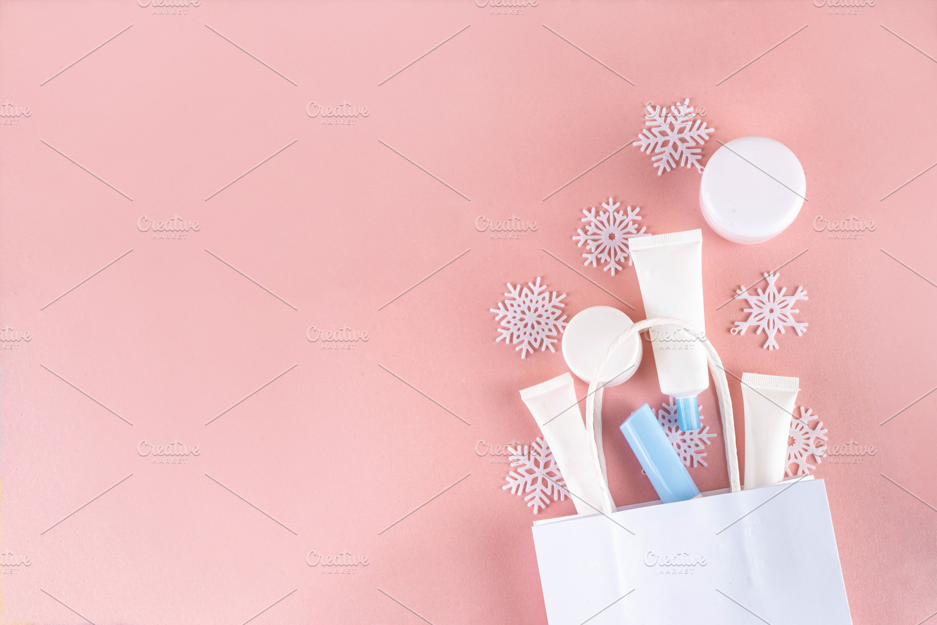 Christmas winter beauty sale and shopping background, a Beauty & Fashion Photo by Rimma