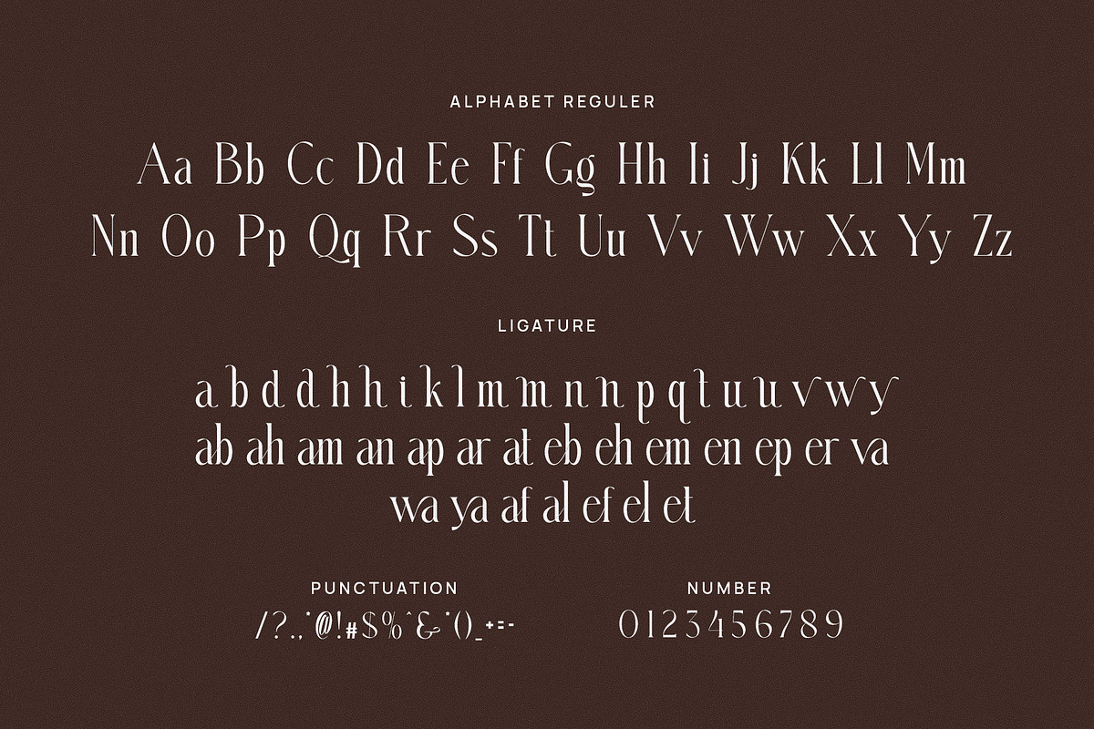 Caseda Elegant Serif Font, a Serif Font by Perfectype (Photo 8 of 8)