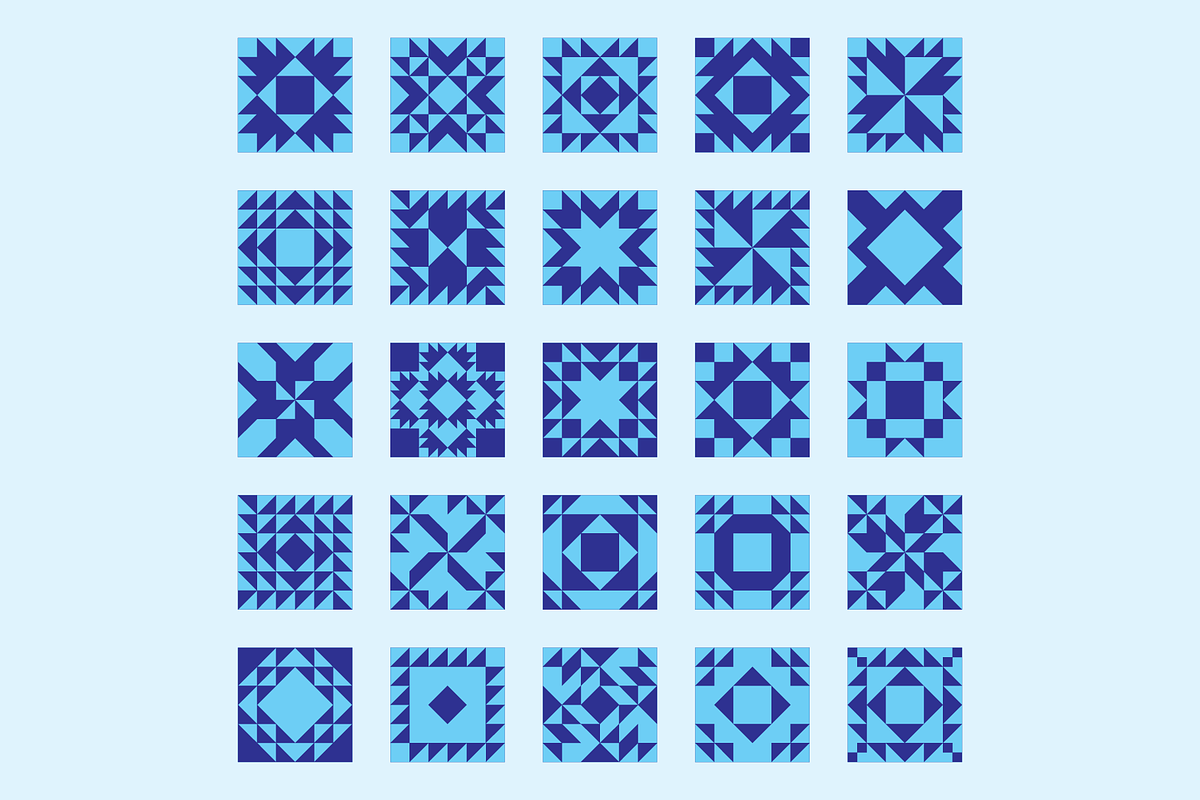 Quilt Patterns Icons, an Icon by GG Design (Photo 10 of 16)