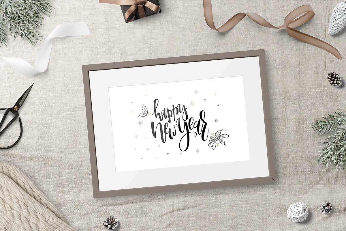 New Year 2018 lettering collection, an Object Graphic by catary art (Photo 3 of 6)