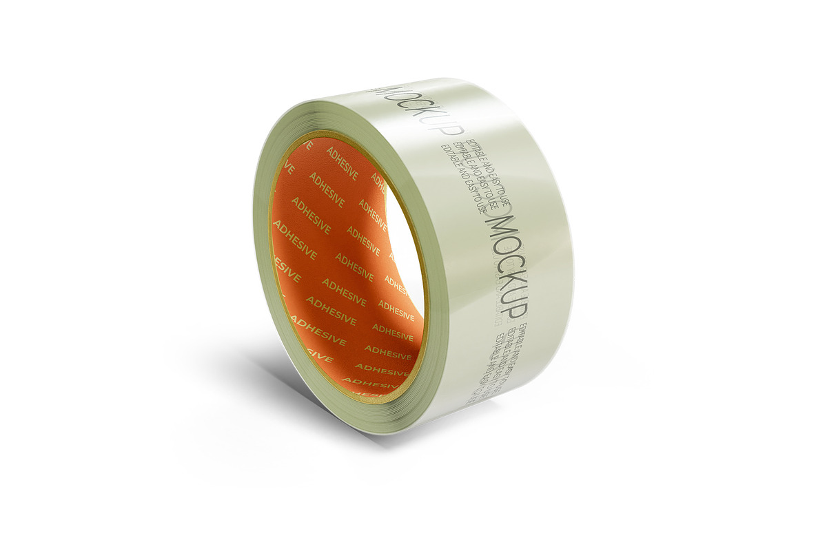 Packing Tape Mockup, a Mockup by LIOKIVA Studio (Photo 5 of 5)