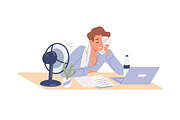 People working in heat set, a Person Illustration by Good Studio (Thumbnail 6 of 7)