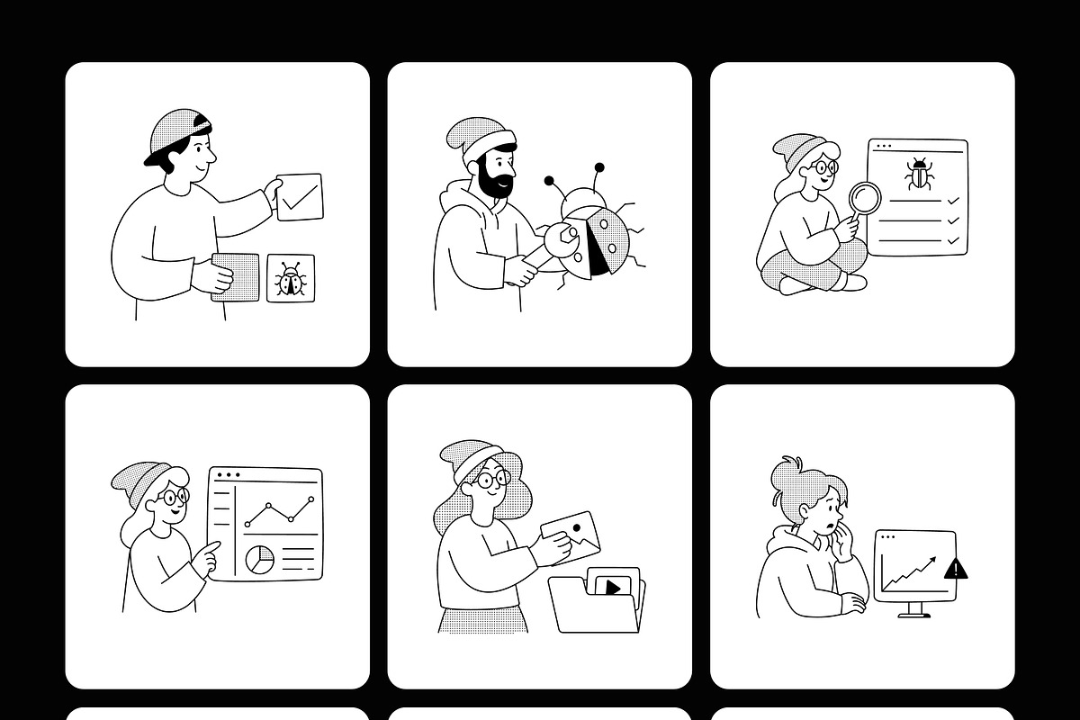 60 Web Development Illustrations, a Technology Illustration by Prosymbols (Photo 11 of 11)