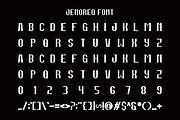 Jenoreq -  Modern Sans Serif Font, a Sans Serif Font by Iqsiart Studio (Thumbnail 5 of 6)