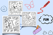Animal Coloring pages – 31 PNG, an Animal Illustration by Smillyy Threads (Thumbnail 5 of 9)