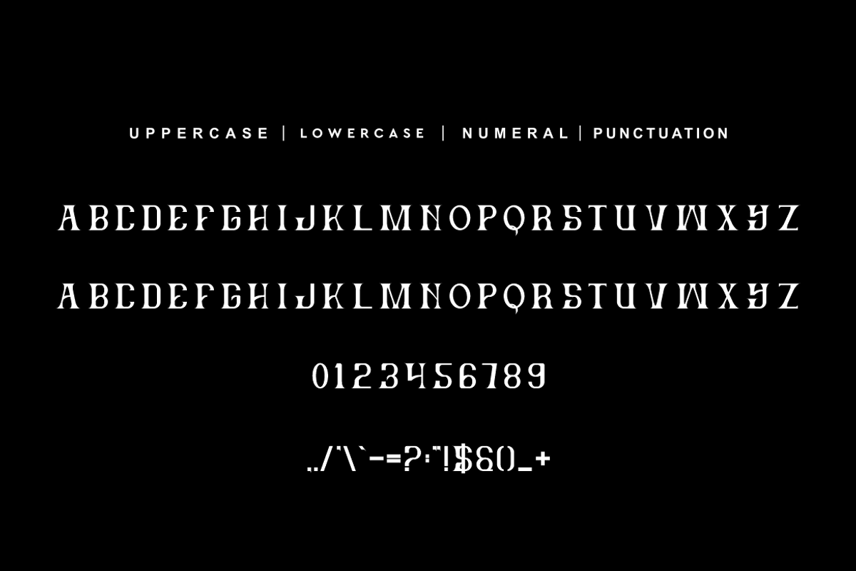 Black Kingsen Serif & Medieval Font, a Serif Font by QR Design Studio (Photo 5 of 6)