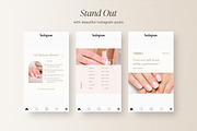 Nail Tech Instagram templates, a Social Media Template by LiliesandBerries (Thumbnail 15 of 21)
