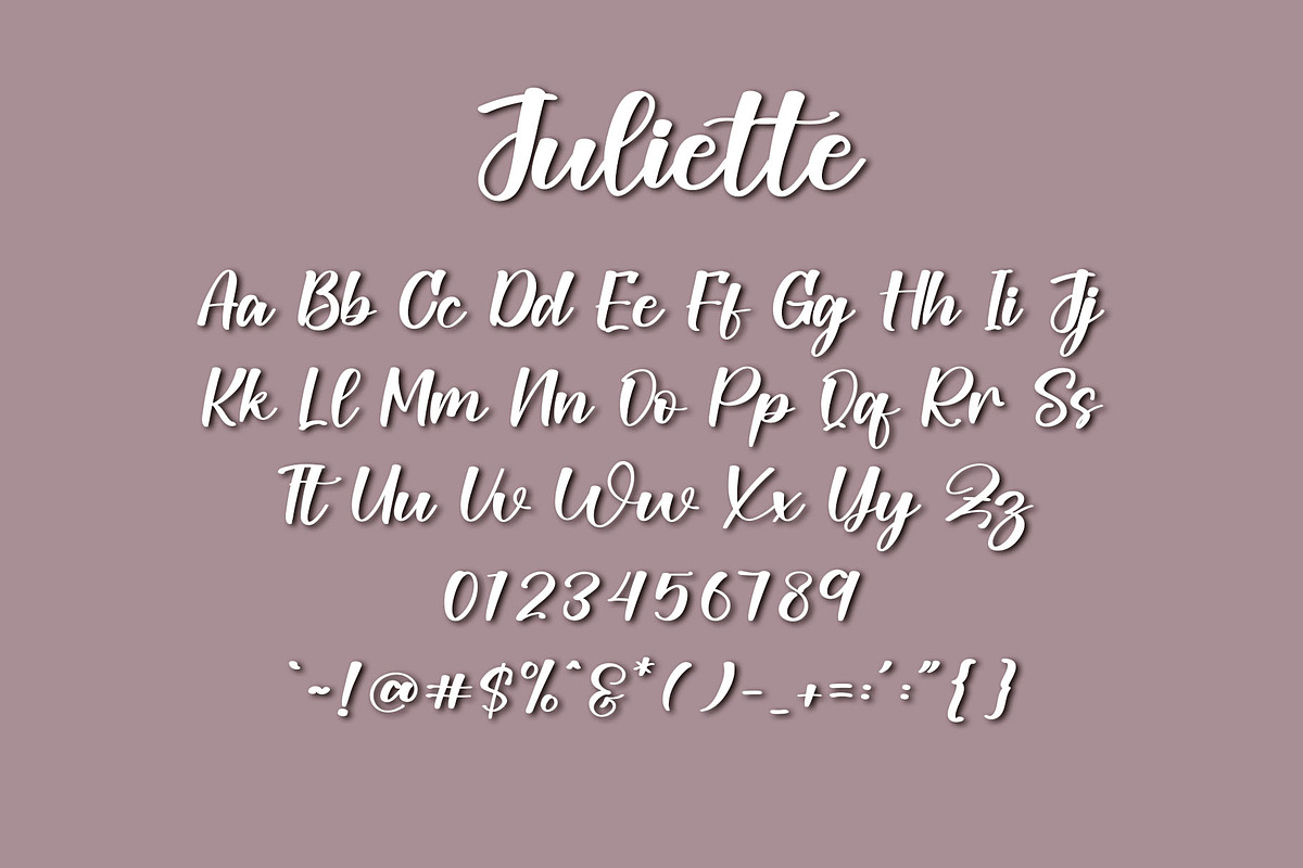 Juliette - Script Font
