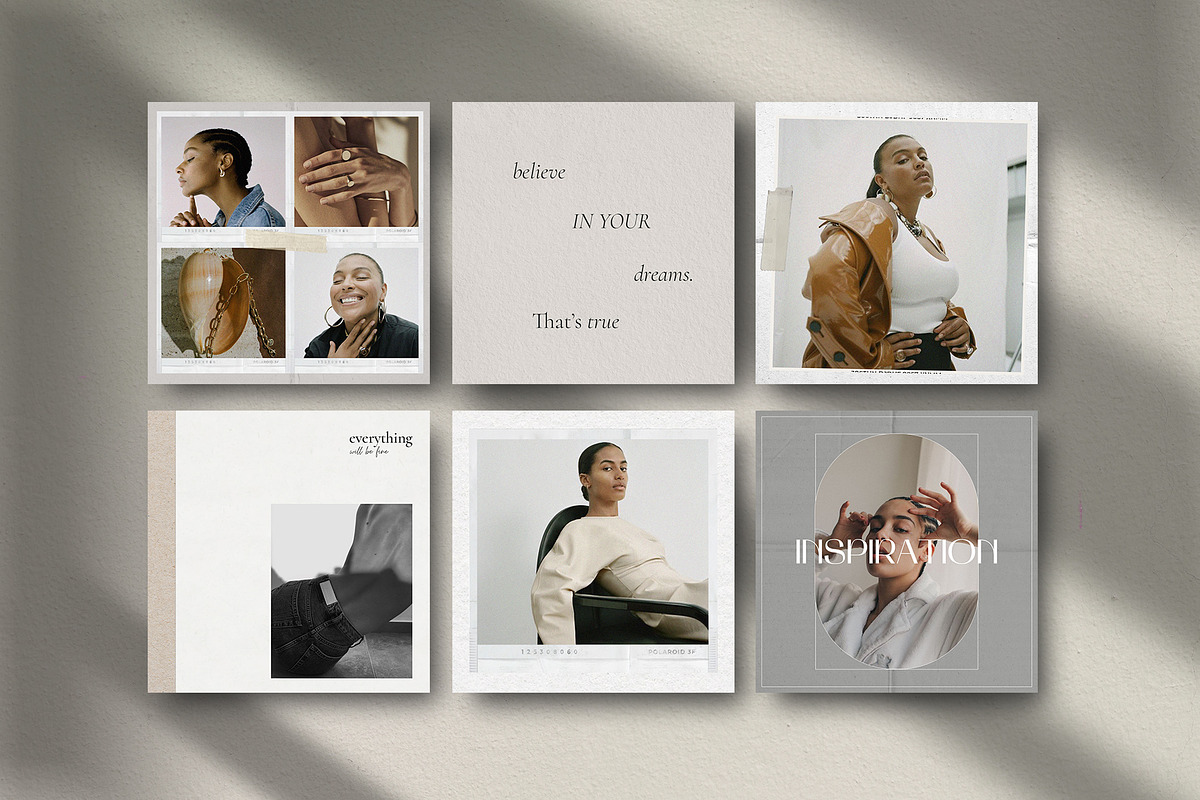 CANVA & PS/Paper love Instagram pack, a Social Media Template by Simple có (Photo 10 of 11)