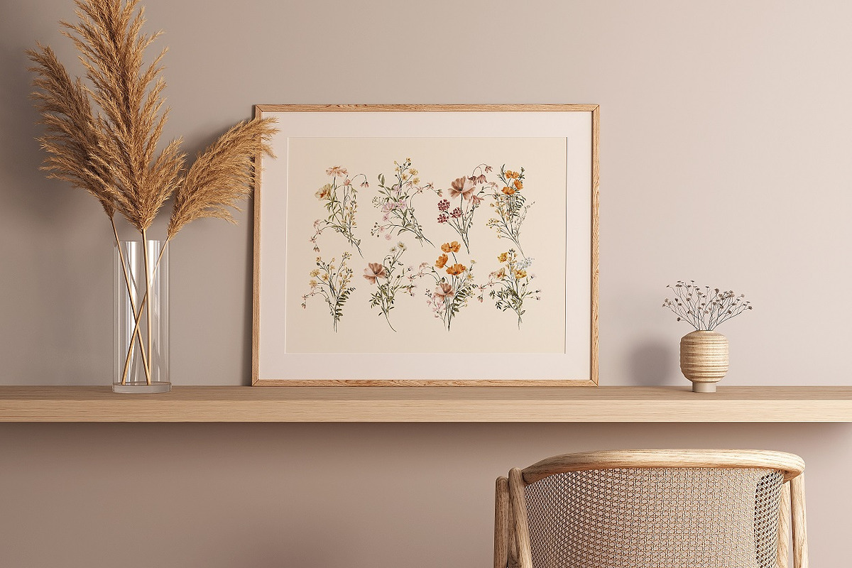 Wildflowers Watercolor flowers, an Illustration by BlumenSoul (Photo 8 of 10)