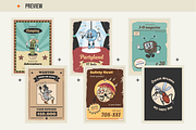 Retro cartoon characters, an Animal Illustration by Aure Design (Thumbnail 11 of 12)