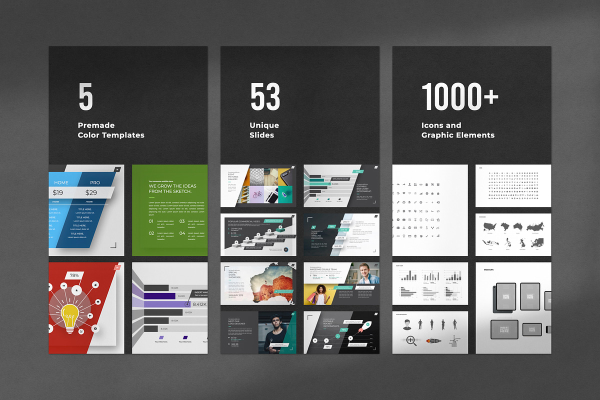 Gloss PowerPoint Template, a Presentation Template by Creathrive Design (Photo 2 of 8)