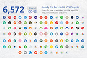 212 Flat Round Social Media Icons, an Icon by ArtFusion (Thumbnail 3 of 5)