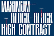 PRAK Notch – Ultra Condensed Font, a Sans Serif Font by Healltica.std (Thumbnail 16 of 18)