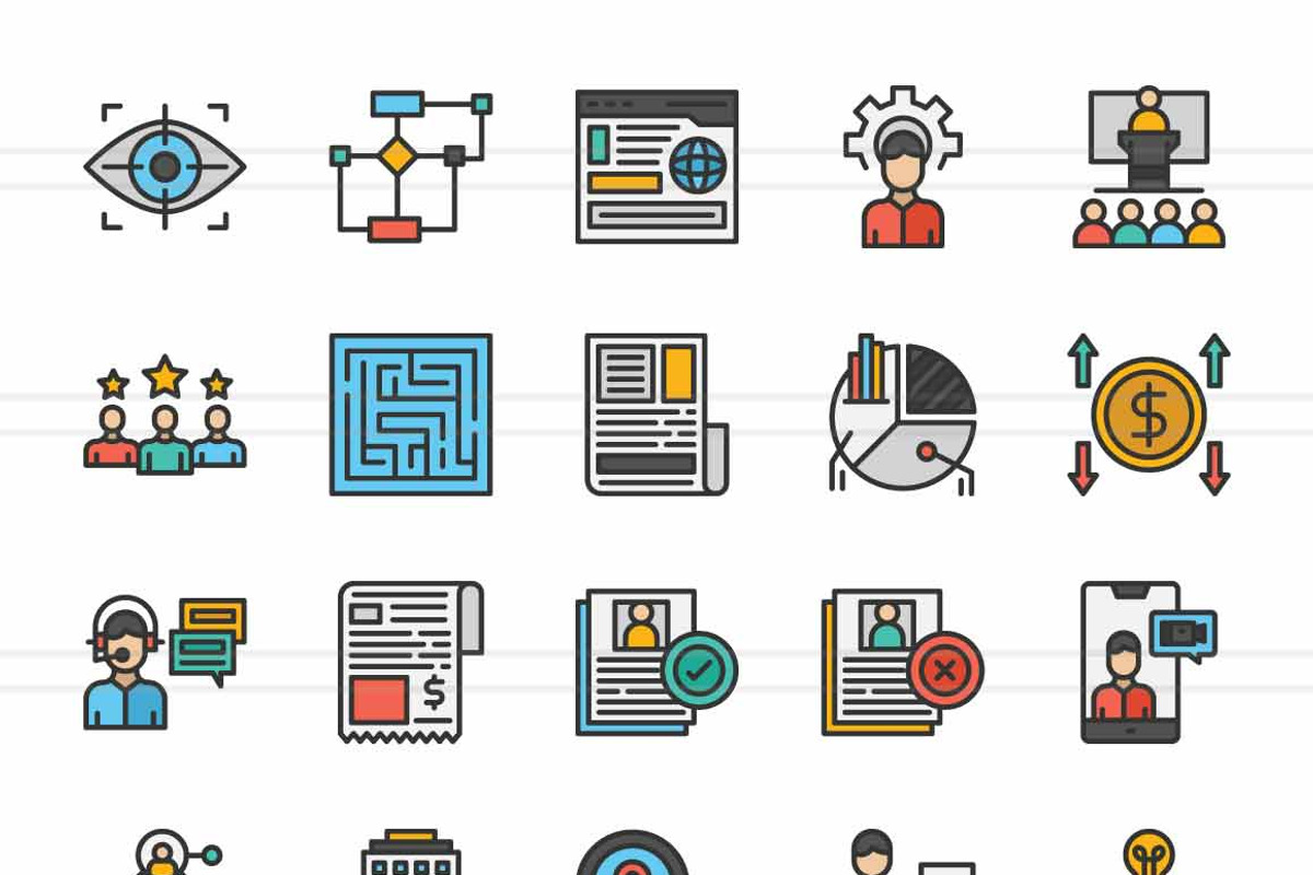 Business Administration Filled Line, an Icon by IconBunny (Photo 2 of 2)