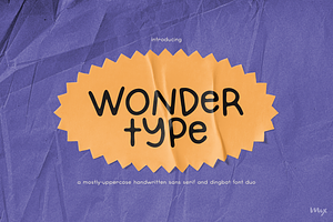 Wondertype A Font Duo