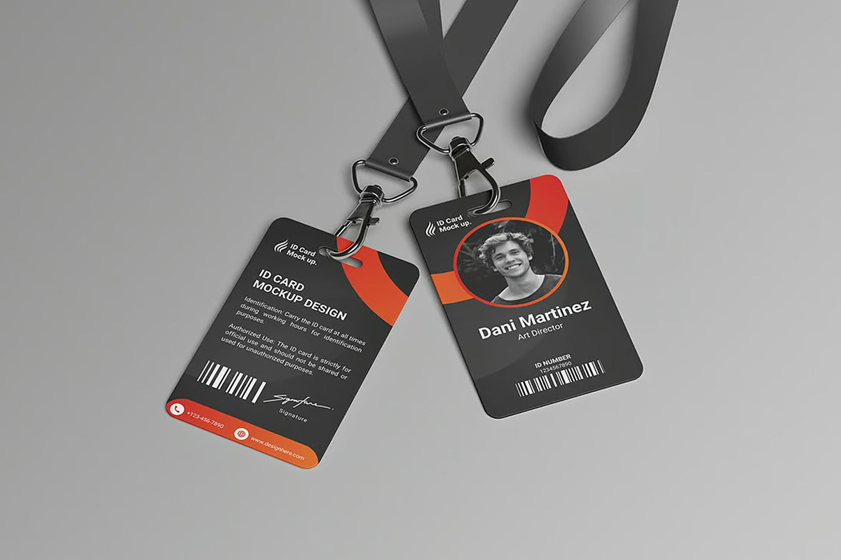 ID Badge Mockup, an Advertising Mockup by Hubzway (Photo 3 of 5)