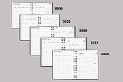 Ultimate Monthly Planner 2026-30, a Stationery Template by Design Zone (Thumbnail 5 of 9)