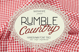 Rumble Country, a Sans Serif Font by Nathatype