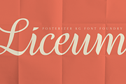 Liceum Script, a Script Font by Posterizer KG (Thumbnail 1 of 7)
