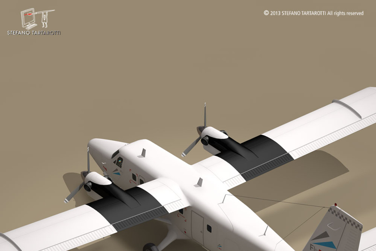 DHC6 Twin Otter, a Cars & Vehicle 3D Model by Tartino 3D models (Photo 4 of 9)