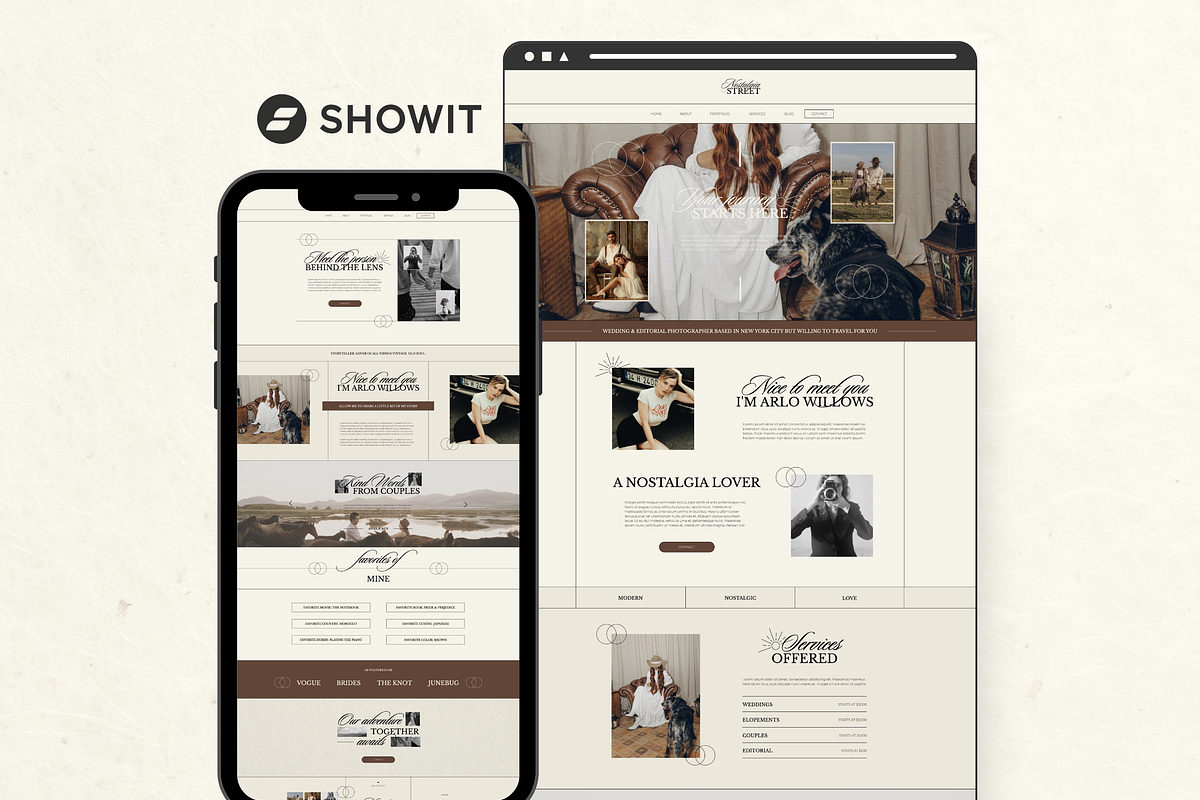 Showit Website Template Photography, an App Template by Branding Babe Co. (Photo 12 of 12)