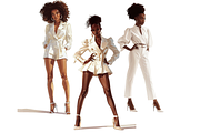 Black Girl in White Clothes PNG, a Person Illustration by Mash Mash Stickers (Thumbnail 5 of 9)