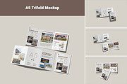 High Hesolution A5 Trifold Mockup, a Books & Magazine Mockup by rahmatmoscae (Thumbnail 1 of 5)