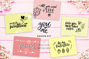 You + Me: hand drawn design kit, an Object Graphic by Gray Cat Graphics (Thumbnail 11 of 21)