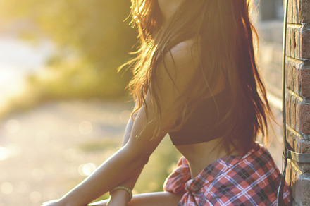 Somewhere in the suburbs stock photo containing fashion and beautiful