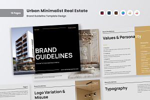 Valnora Real Estate Brand Guideline, a Magazine Template by productype1