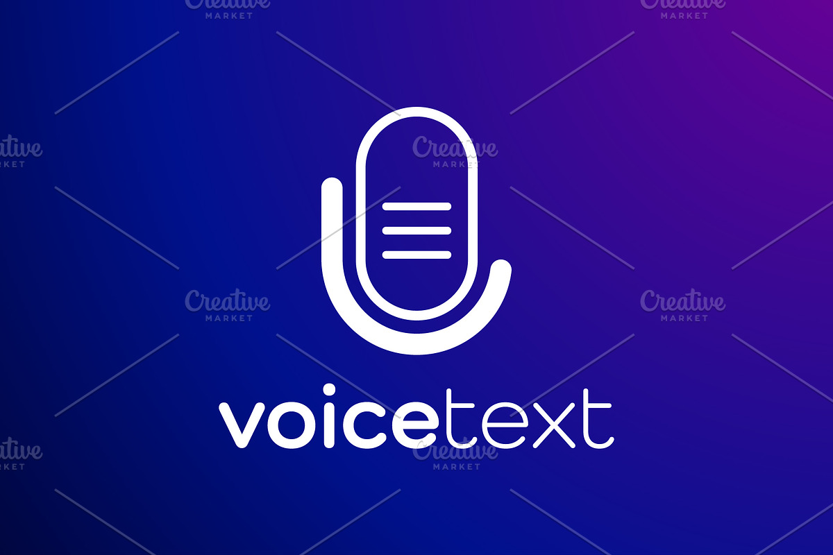 voice text logo, a Branding & Logo Template by Abdul Aris (Photo 1 of 2)