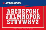 Benzars - Sport Display Font, a Serif Font by Snape Design Studio (Thumbnail 3 of 12)