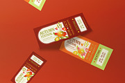 Gradient Autumn Festival Ticket, a Card Template by graphicook (Thumbnail 3 of 3)